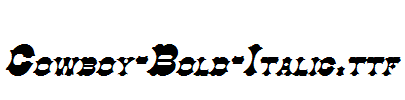 Cowboy-Bold-Italic.ttf