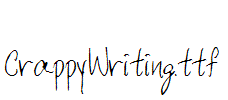 CrappyWriting.ttf