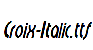 Croix-Italic.ttf