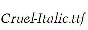 Cruel-Italic.ttf