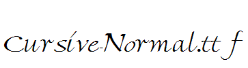 Cursive-Normal.ttf