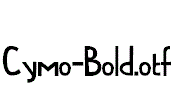 Cymo-Bold.otf