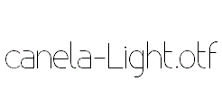 canela-Light.otf