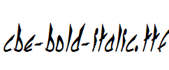 cbe-Bold-Italic.ttf