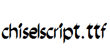 chiselscript.ttf