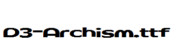 D3-Archism.ttf