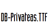 DB-Privateas.ttf
