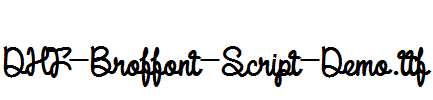 DHF-Broffont-Script-Demo.ttf