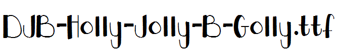 DJB-Holly-Jolly-B-Golly.ttf