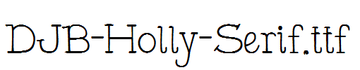 DJB-Holly-Serif.ttf