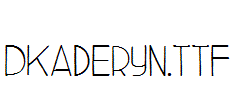 DKAderyn.ttf