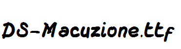 DS-Macuzione.ttf