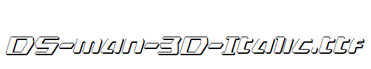 DS-man-3D-Italic.ttf