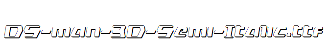 DS-man-3D-Semi-Italic.ttf