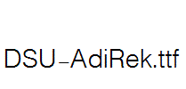 DSU_AdiRek.ttf