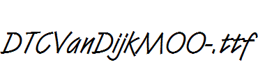 DTCVanDijkM00-.ttf