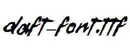 Daft-Font.ttf