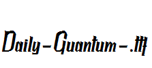 Daily-Quantum-.ttf