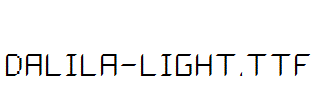 Dalila-Light.ttf