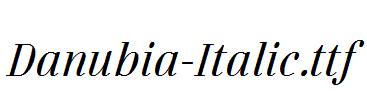 Danubia-Italic.ttf
