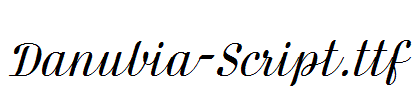 Danubia-Script.ttf