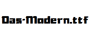 Das-Modern.ttf