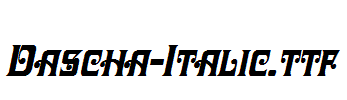 Dascha-Italic.ttf