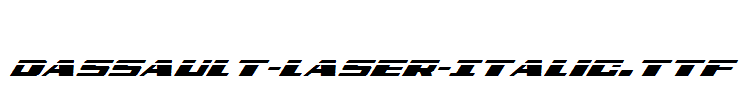 Dassault-Laser-Italic.ttf