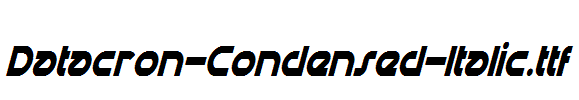 Datacron-Condensed-Italic.ttf