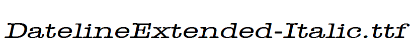 DatelineExtended-Italic.ttf