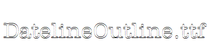 DatelineOutline.ttf