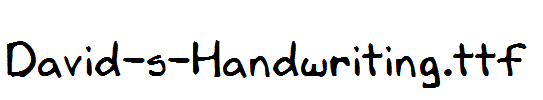 David-s-Handwriting.ttf