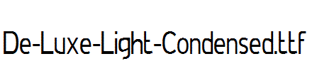 De-Luxe-Light-Condensed.ttf