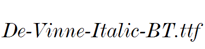 De-Vinne-Italic-BT.ttf