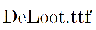 DeLoot.ttf