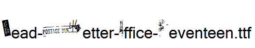 Dead-Letter-Office-Seventeen.ttf