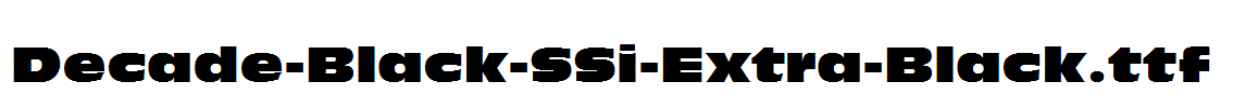 Decade-Black-SSi-Extra-Black.ttf