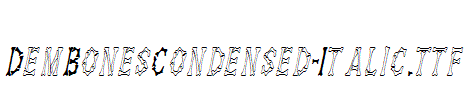 DemBonesCondensed-Italic.ttf
