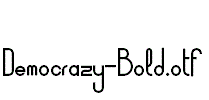 Democrazy-Bold.otf