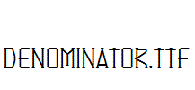 Denominator.ttf