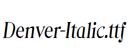 Denver-Italic.ttf