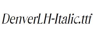 DenverLH-Italic.ttf