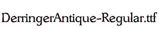 DerringerAntique-Regular.ttf