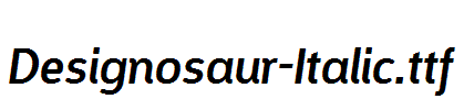 Designosaur-Italic.ttf