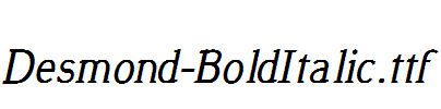 Desmond-BoldItalic.ttf