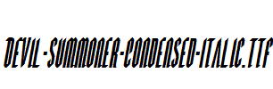 Devil-Summoner-Condensed-Italic.ttf