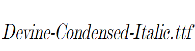 Devine-Condensed-Italic.ttf