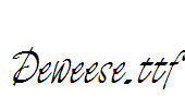 Deweese.ttf