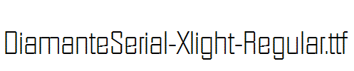 DiamanteSerial-Xlight-Regular.ttf