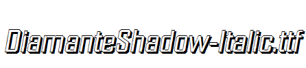 DiamanteShadow-Italic.ttf